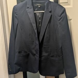 Ann Taylor Navy Women's Blazer Jacket Size 14